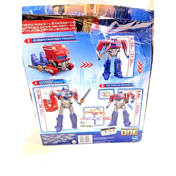 Transformers One Power Flip- Optimus Prime- Action Figure- 10” Electronic Robot - Picture 7 of 9